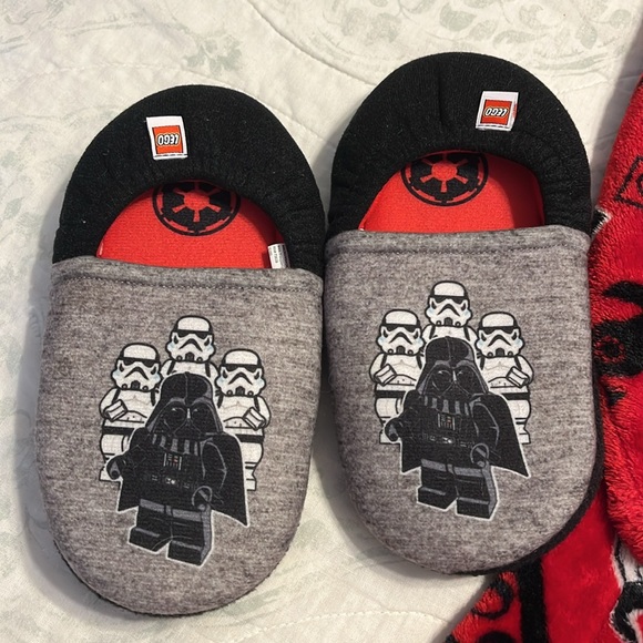 Star Wars boys robe 8 slippers 13-1 - Picture 2 of 4